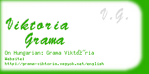 viktoria grama business card